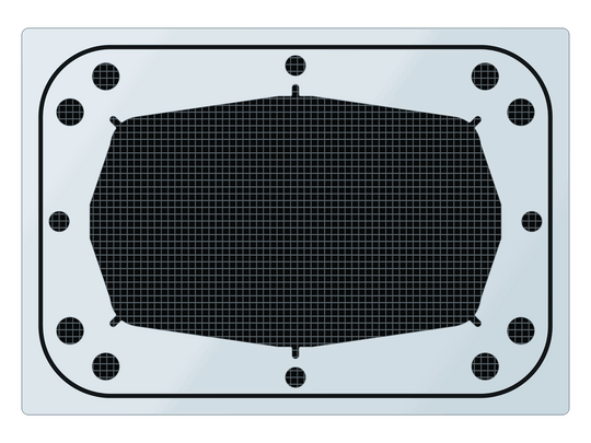 waterbox-aio-peninsula-mini-15-custom-aquarium-lids ClearView Lid, ReeFlex Fused