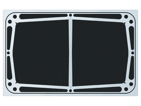 red-sea-reefer-300-g2-g2-g3-custom-aquarium-lids ClearView Lid, ReeFlex Fused Air