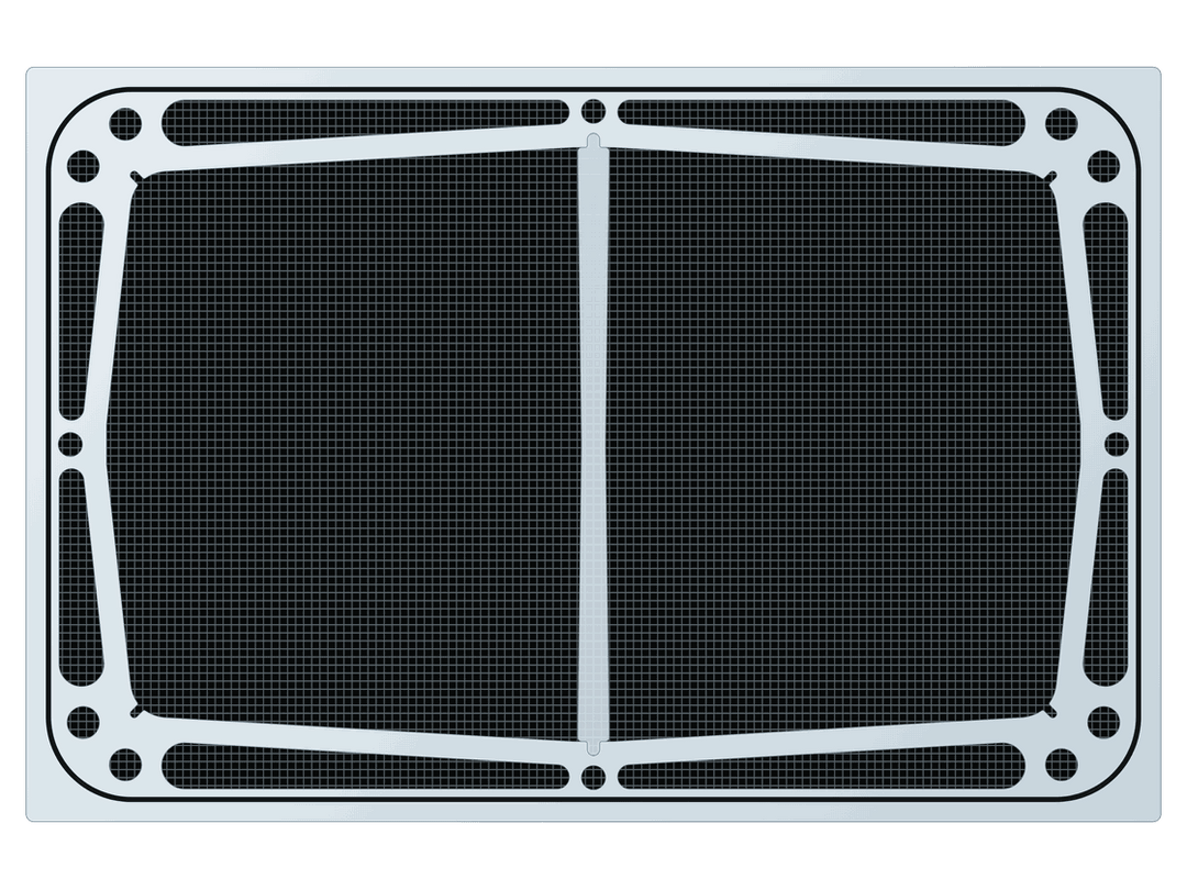 waterbox-reef-reef-dx-100-3-custom-aquarium-lids ClearView Lid, ReeFlex Fused Air