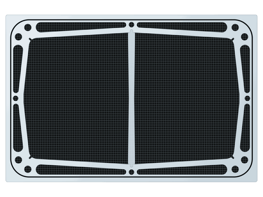 waterbox-reef-reef-dx-100-3-custom-aquarium-lids ClearView Lid, ReeFlex Fused Air