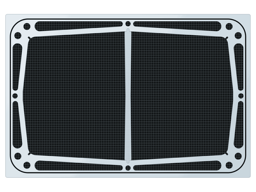 waterbox-frag-60-3-custom-aquarium-lids ClearView Lid, ReeFlex Fused Air