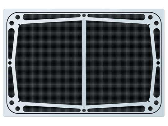 CAD Lights Versa 45 ClearView Lids, ReeFlex Fused Air