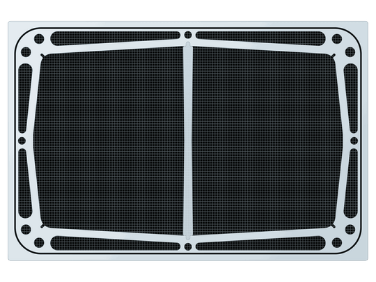 CAD Lights SAIO 75 ClearView Lids, ReeFlex Fused Air